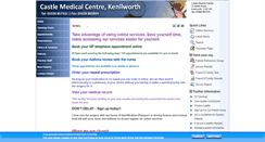 Desktop Screenshot of castlemedicalcentre.co.uk