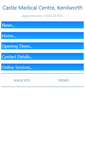 Mobile Screenshot of castlemedicalcentre.co.uk
